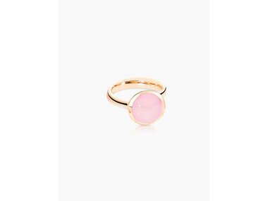 Tamara Comolli | Bouton large ring - Chalcedony Pink