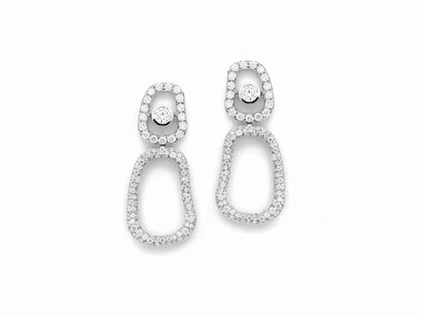 Mattioli | Puzzle diamonds earrings