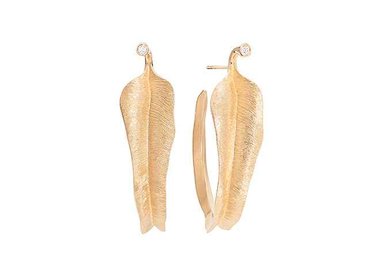 Ole Lynggaard | Creol earrings Leaves - Large