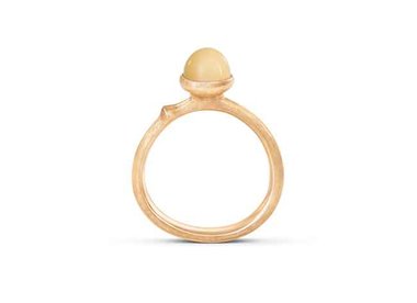 Ole Lynggaard | Lotus ring size 0 - Amber