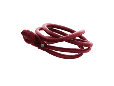 Ole Lynggaard | Leather bracelet - Wine Red