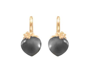 Ole Lynggaard | Dew Drops earrings Large - Grey moonstone